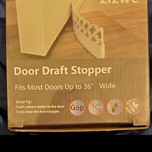 Door Draft Stopper - Cream